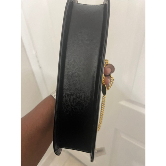 Vintage TAKEO de 365 Black Genuine Leather Handbag